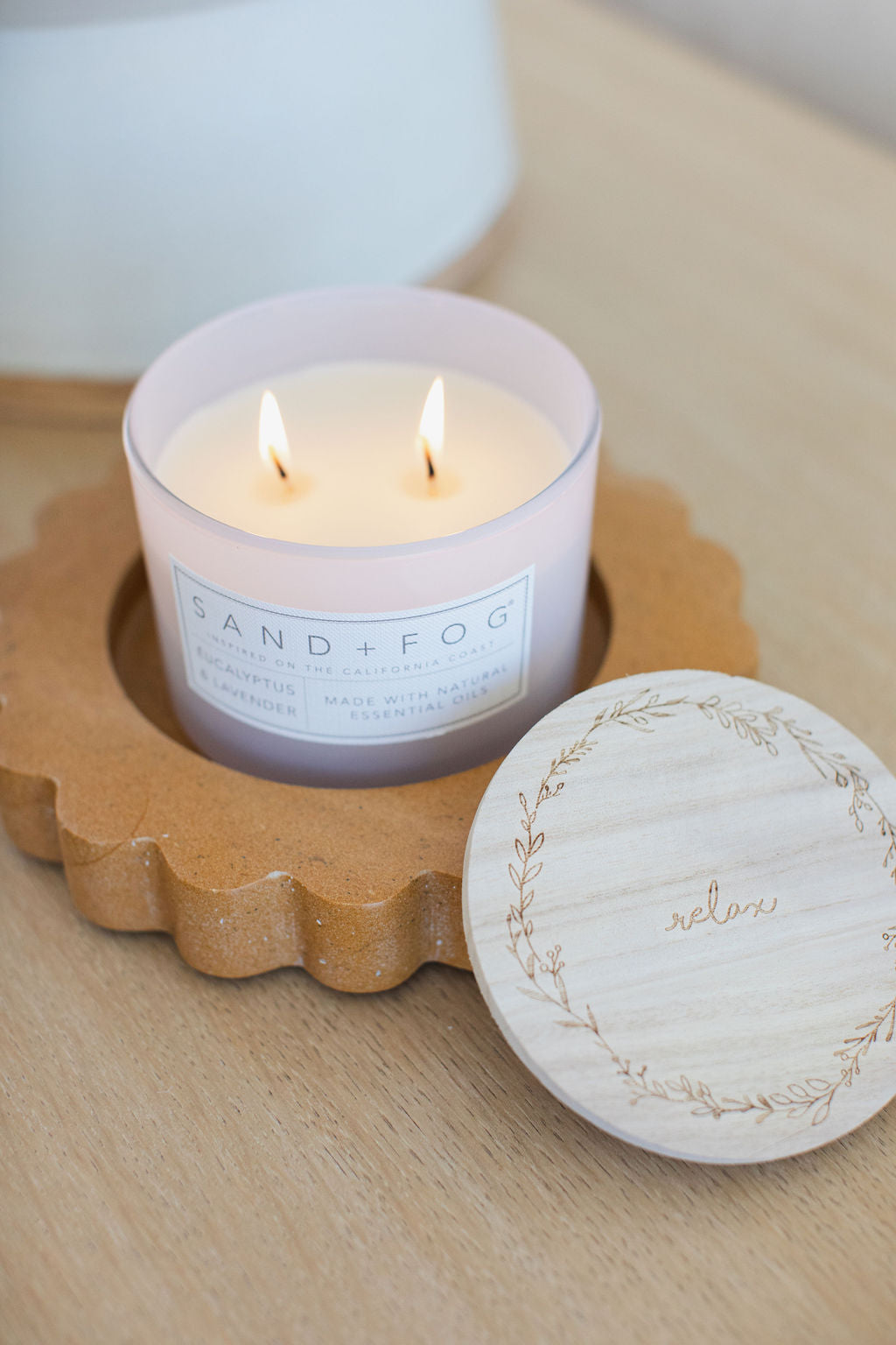 Scented Eucalyptus & Lavender 12 oz scented candle