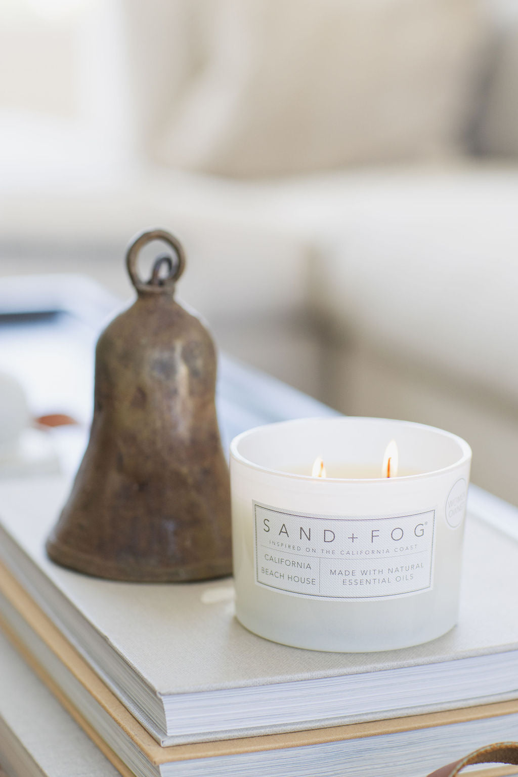 Scented California Beach House 12 oz scented candle