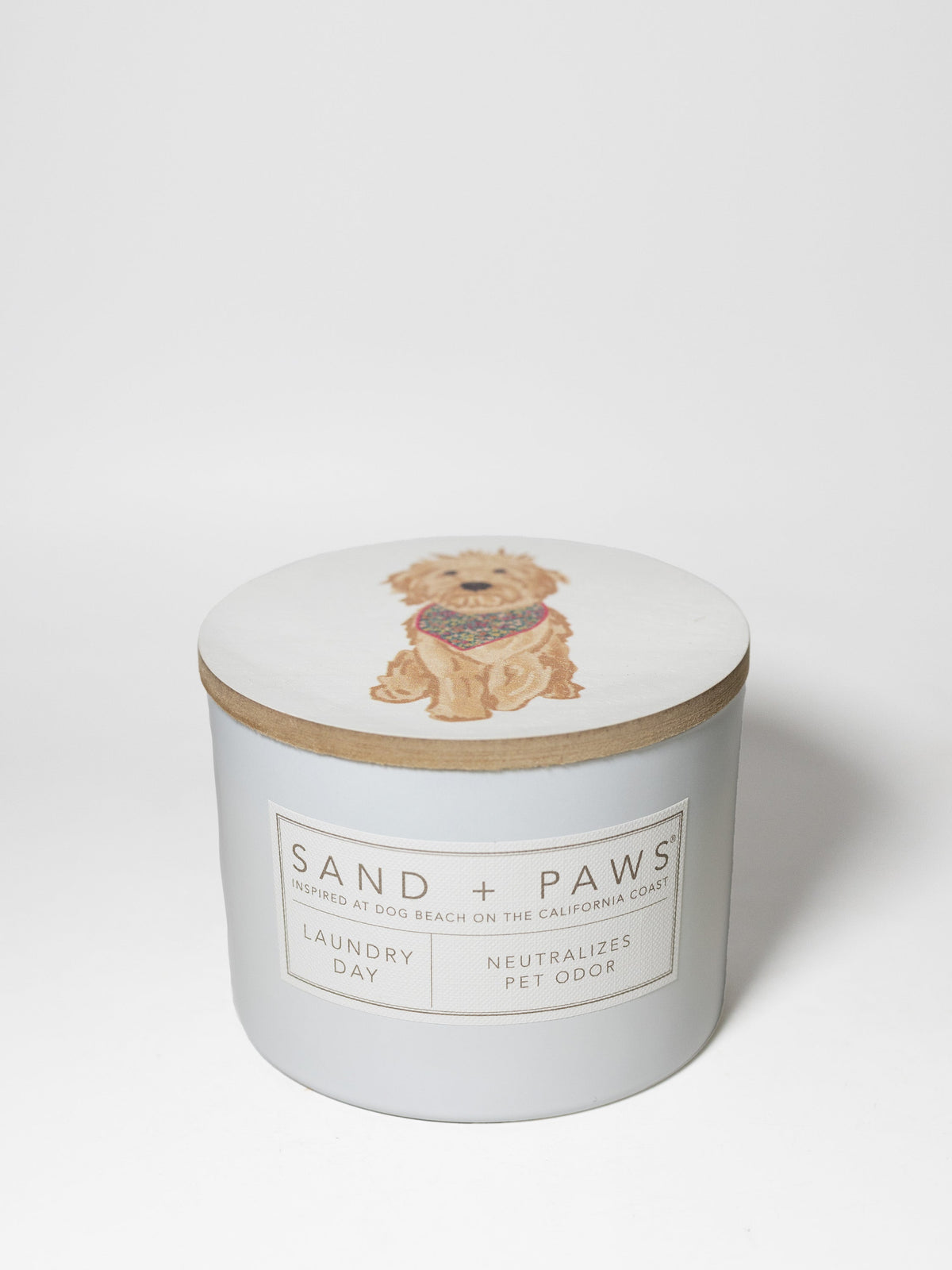 Scented Sand + Paws Laundry Day 12 oz scented candle
