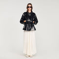 Smooth leather jacket