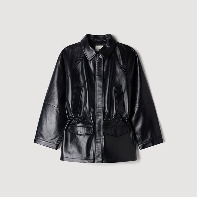 Smooth leather jacket
