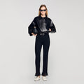 Lamb leather jacket