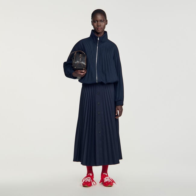 Pleated jacket