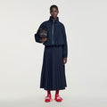 Pleated jacket