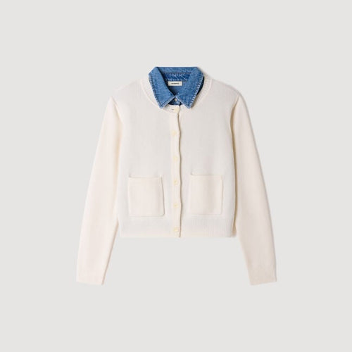 2-in-1 effect cardigan