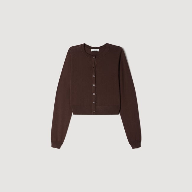 Fine knit cardigan