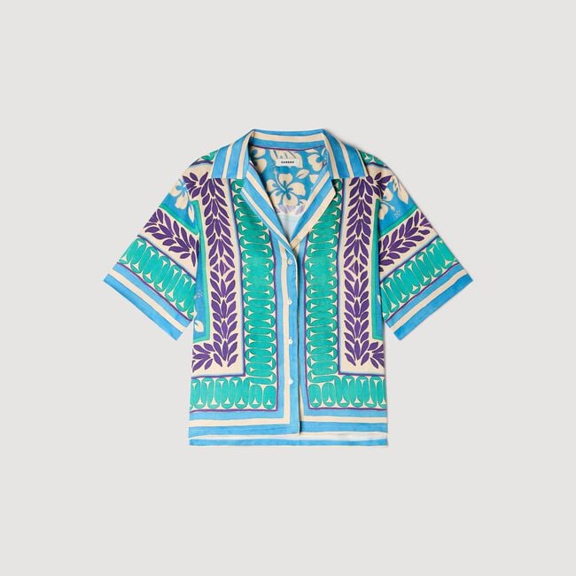 Flower print shirt