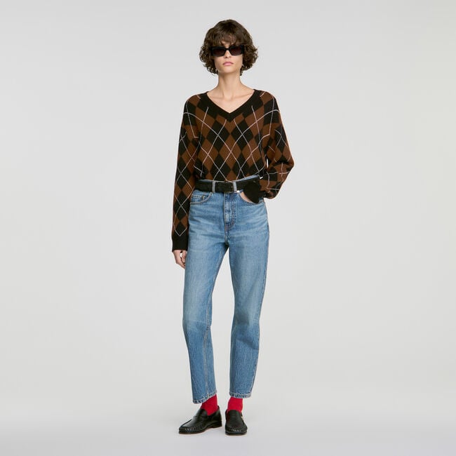 Straight-leg 5-pocket jeans
