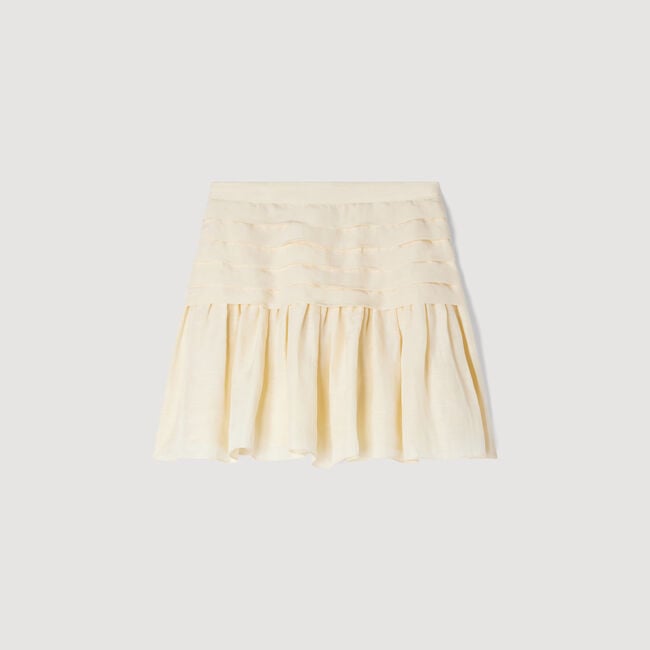 Mini pleated skirt