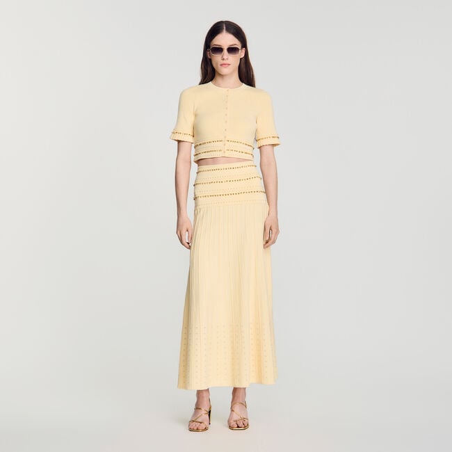 Maxi tassel skirt