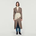 Long double-faced wool coat