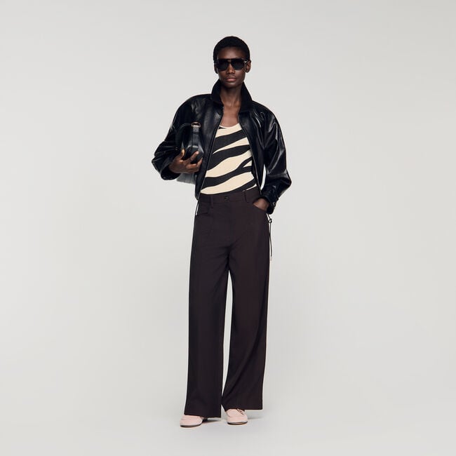 Wide-leg trousers