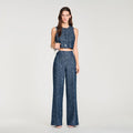 Sequin trousers