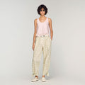 Floral wide-leg trousers