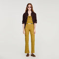 Pointelle knit trousers