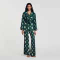 Paisley-print flowy trousers