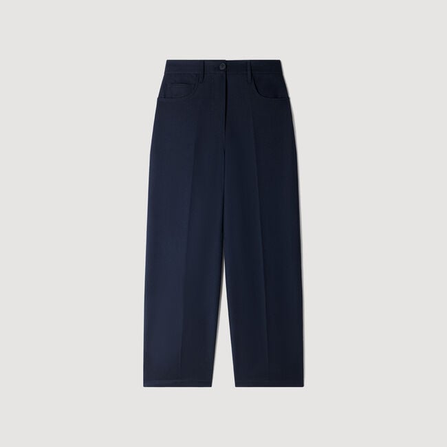 Wool suit trousers
