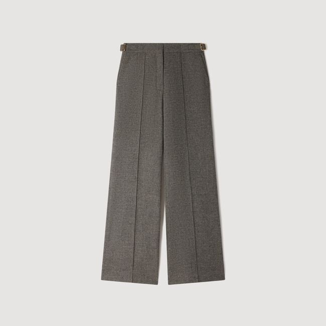 Wool suit trousers