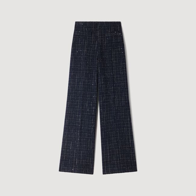 Decorative tweed trousers