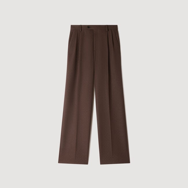 Rhinestone suit trousers