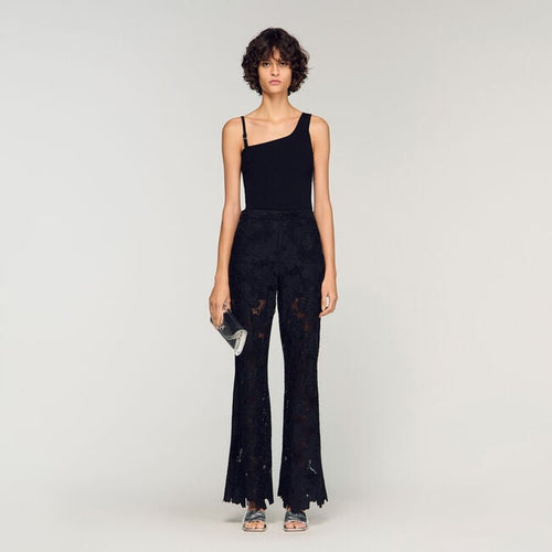 Asymmetric knit top