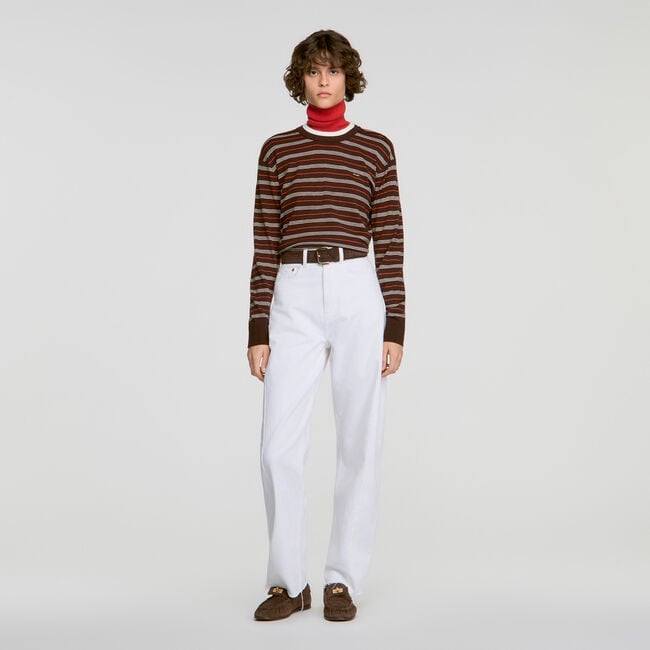 Striped wool sweater