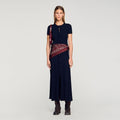 Knit maxi dress