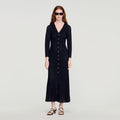 Fancy knit maxi dress