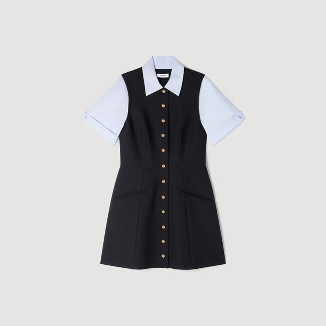 2-in-1 mini dress