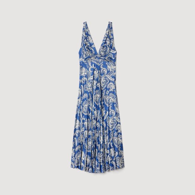 Floral print maxi dress