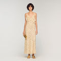 Flower print maxi dress