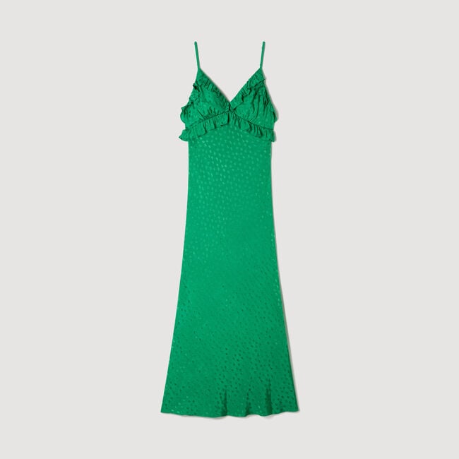 Maxi dress with straps