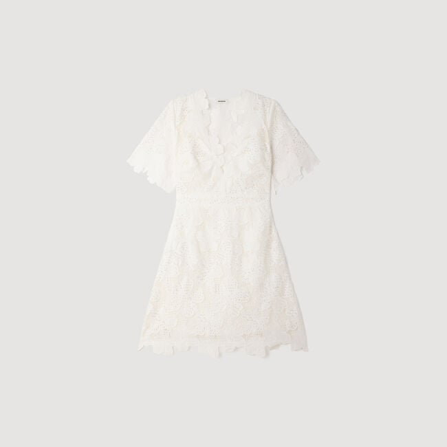 Flower print mini dress