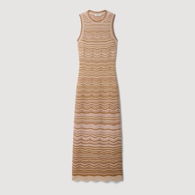 Fancy knit midi dress