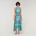 Floral print maxi dress