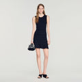 Mini fancy knit dress
