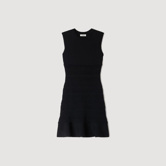 Mini fancy knit dress