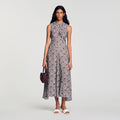 Daisy print midi dress