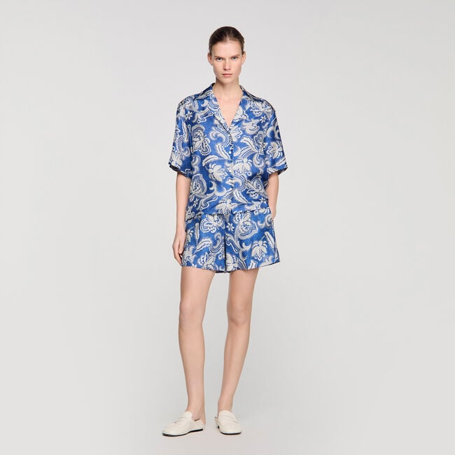 Floral print shorts