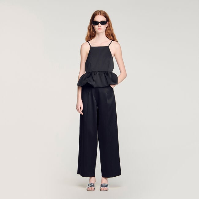 Peplum crop top