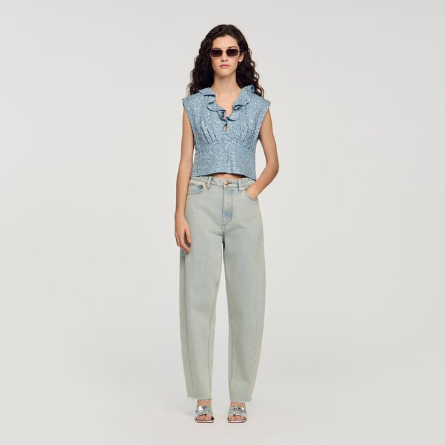 Sequin top