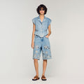 Denim top
