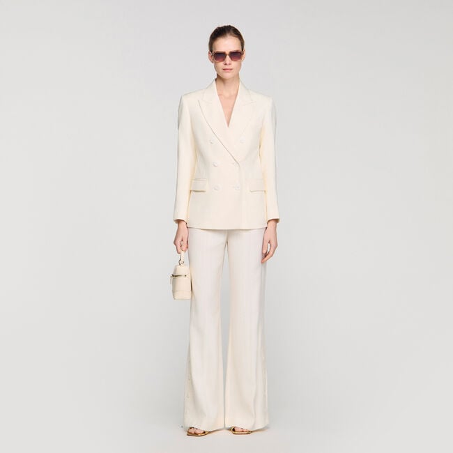 Double-breasted suit jacket
