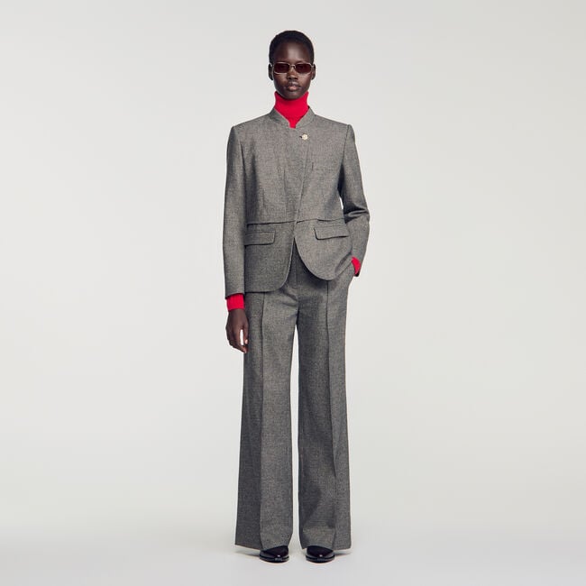 Wool suit jacket