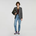 Check tailored jacket