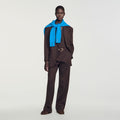 Striped suit jacket