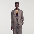 Wool suit jacket