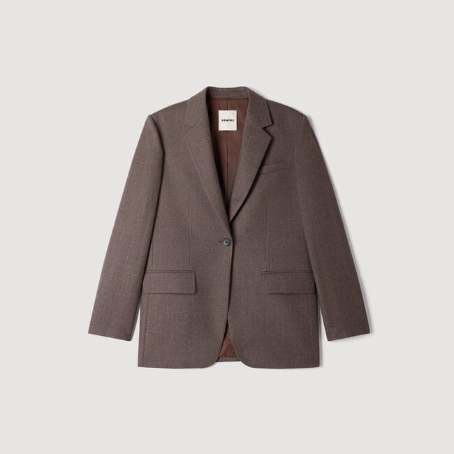 Wool suit jacket