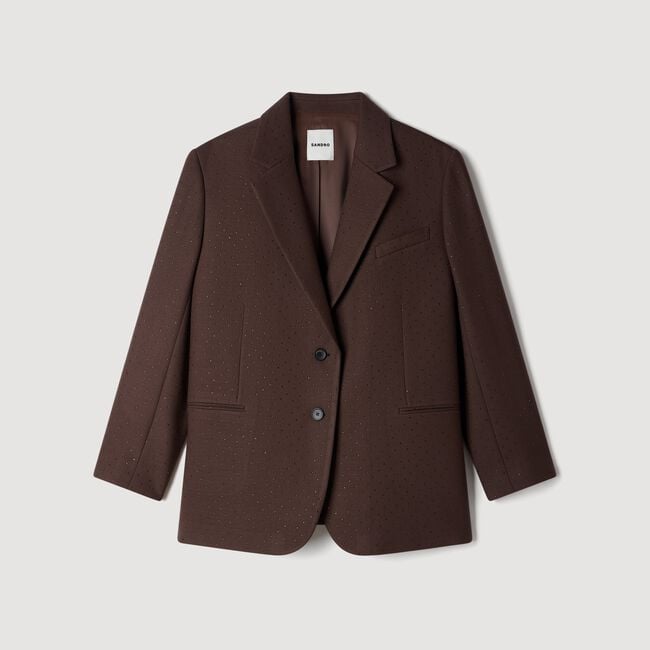 Rhinestone suit jacket