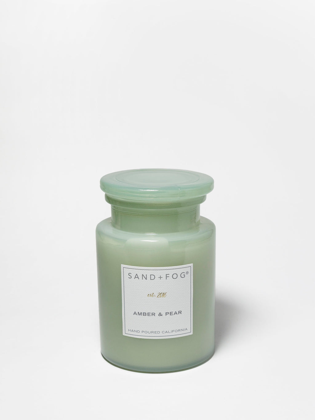 Scented Amber & Pear 12 oz scented candle